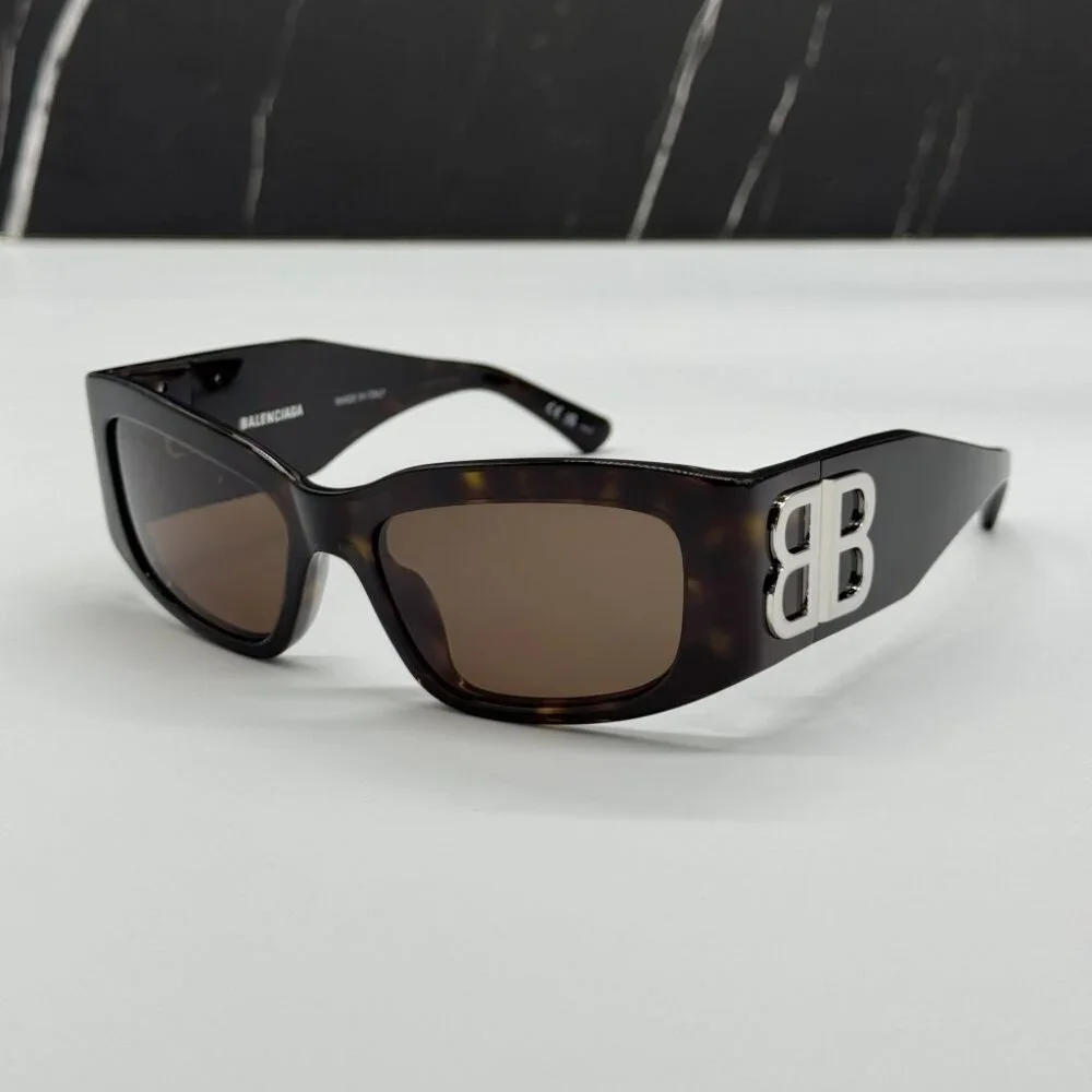 NEW BALENCIAGA BB0360S 002 UNISEX HAVANA SUNGLASSES